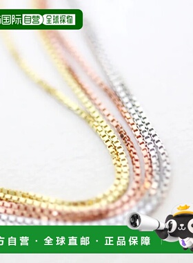 1h可退 日本直邮florist 女士925纯银威尼斯链短款项链 简约闪耀