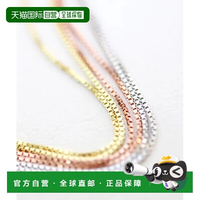 1h可退 日本直邮florist 女士925纯银威尼斯链短款项链 简约闪耀