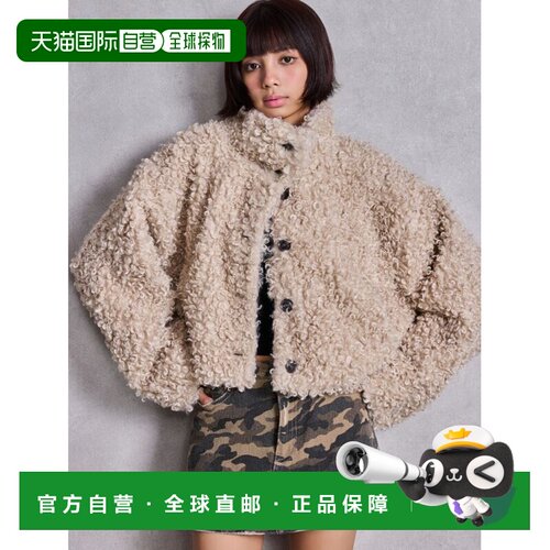 日本直邮GYDA 女装 仿毛绒质感宽松外套 轻盈蓬松【付后1h可退】