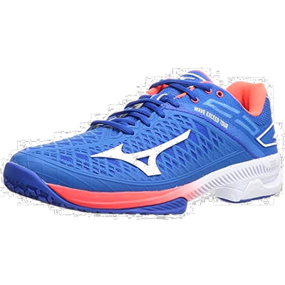 【日本直邮】Mizuno美津浓 网球鞋Wave Exceed TOUR蓝x白x红22.5c