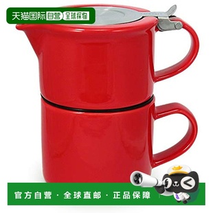 陶器正品 LIFE芙莱馥无铅彩色茶杯茶壶套装 FOR 414ml 日本直邮