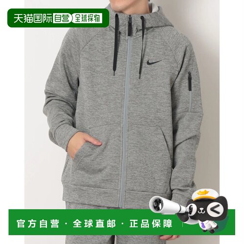 日本直邮Nike 耐克男式针织夹克TF长袖全拉链连帽衫DQ4831063深灰