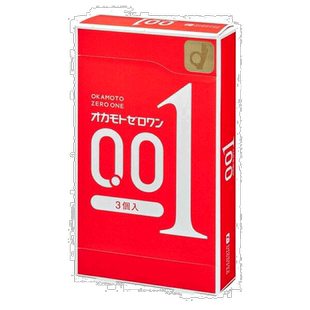 日本直邮Okamoto冈本安全套避孕套0.01情趣薄润滑3只*3盒相模超薄
