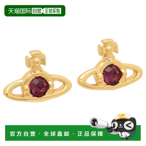 日本直邮Vivienne Westwood 耳环 纳米金紫 女士 62010037