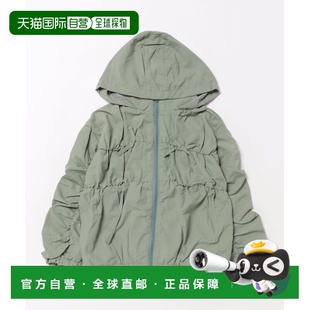 蝴蝶结抽绳设计 1h可退 宽松半拉链风衣 儿童 J10 日本直邮BREEZE