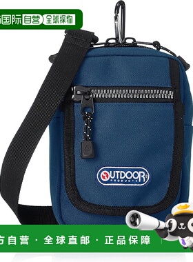 【日本直邮】Outdoor 迷你单肩包/手机收纳 深蓝色 22469005腰包