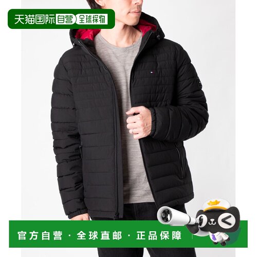 日本直邮Tommy Hilfiger 弹力绗缝连帽衫 (151AP619) 男士夹克外