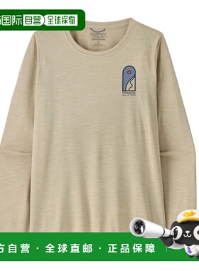 日潮跑腿Patagonia巴塔哥尼亚 女士长袖 Capilene Cool Daily 图T