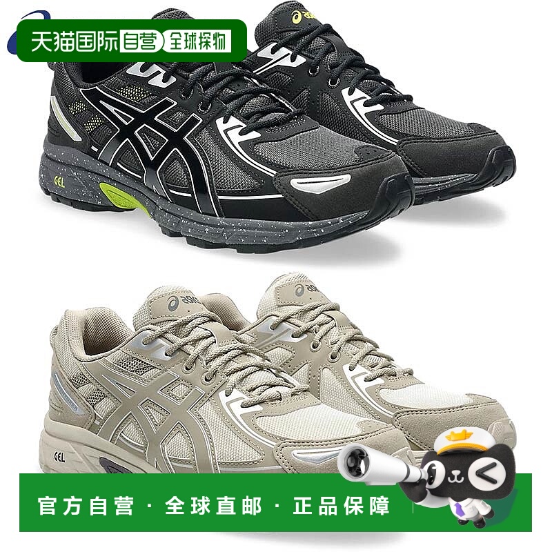日本直邮2E宽ASICS 男女 GEL-VENTURE 6 运动鞋低帮系带鞋 ASICS