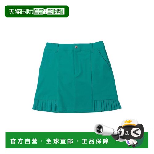 日本直邮le coq sportif 高尔夫裙 吸汗防紫外线 UPF50+ 弹力纯色