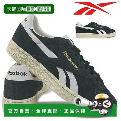 日本直邮Reebok CLUB C GROUNDS UK 男女士运动鞋采用天然皮革制2
