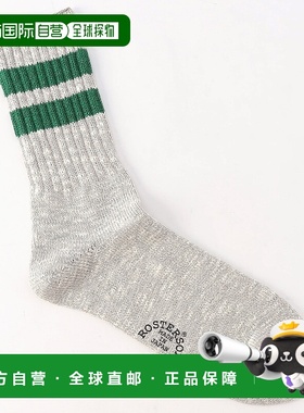 1h可退 日本直邮ROSTER SOX男装双线条运动风袜 B LINE 日本制造