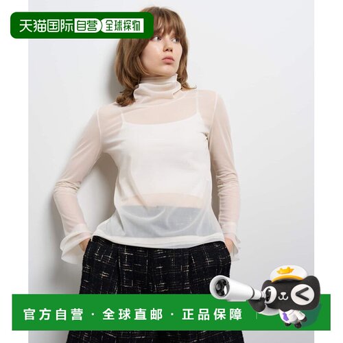 日本直邮LANVIN en Bleu 女装 透感提花针织上衣 【付后1h可退】