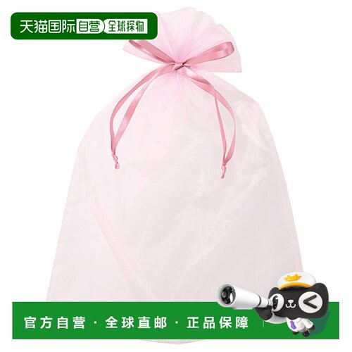 【日本直邮】HEADS 礼袋 XL 38×50cm 粉 10枚 欧根纱束口袋 OGP-