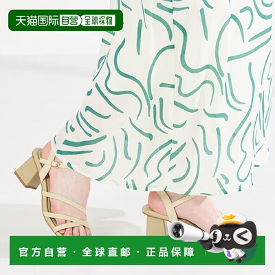 ORiental TRaffic 26春夏新款 内衬垫 麂皮 细带 高跟 凉鞋 /6222