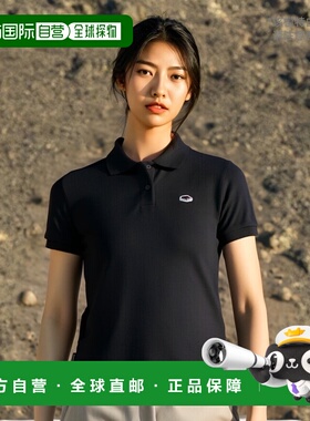 日潮跑腿MAMMUT Matrix Polo 衫 AF 女式 黑色 PRT1 XS短袖女款