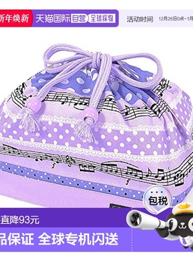【日本直邮】Colorful Candy Style 抽绳中号饭盒波点淡紫色N3472
