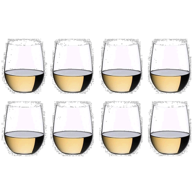 【日本直邮】RIEDEL醴铎 白葡萄酒杯8个 深蓝395ml 4900/15D