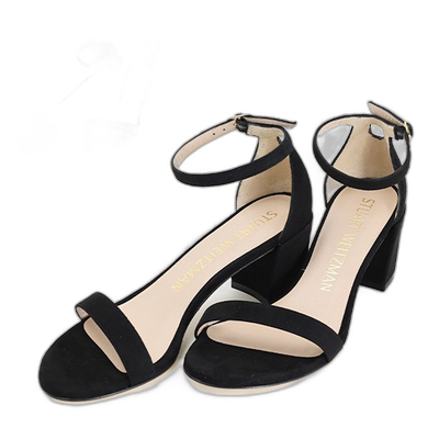 日本直邮 STUART WEITZMAN 绒面革凉鞋 系带凉鞋 绒面革休闲女士
