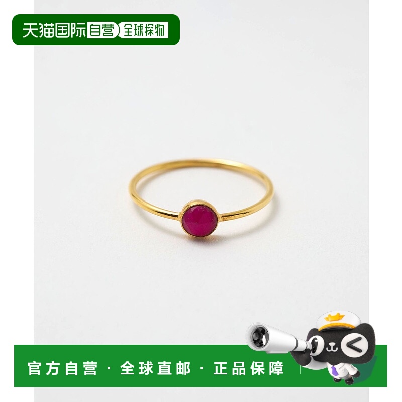 1h可退 日本直邮BAITS 女士 18K镀金SILVER925 石饰戒指 18336000