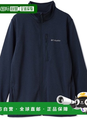 日本直邮Columbia 男士Essential Hike Grid抓绒全开拉链卫衣 AE3