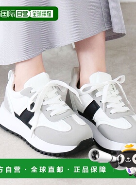 日本直邮Vivienne Westwood 轻便厚底 T 字头侧系带运动鞋（灰色