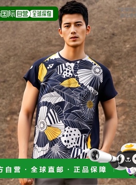 日本直邮YONEX 10503 男士运动T恤 贴身款式 羽毛球网球软式网球
