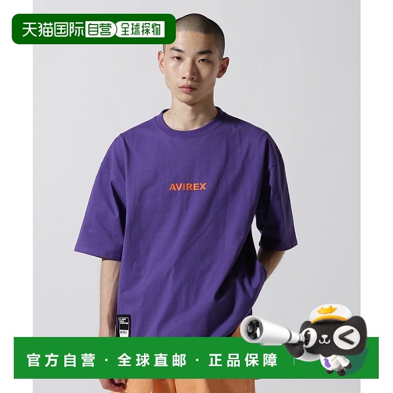 日本直邮AVIREX CORE LOGO EMBROIDERY T-SHIRT [AV1129EM020535]