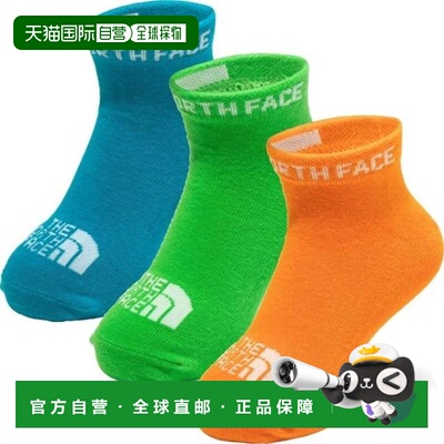 日本直邮The North Face 儿童3双装短袜 [NNJ82310 MG]