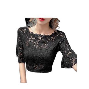 【日本直邮】Miniministore女士衬衫深绿色修身透气户外舒适