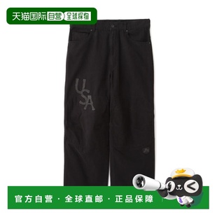 双膝补强设计 1h可退 裤 宽松直筒工装 783 日本直邮AVIREX男女同款