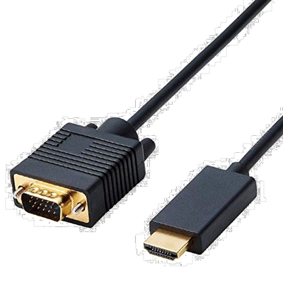【日本直邮】转换电缆HDMI VGA2.0米黑色CAC-HDMIVGA20BK