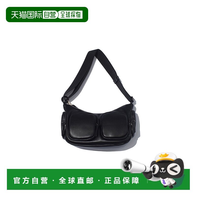 1h可退 日本直邮F/CE. 男女同款 PU皮革风格迷你肩包 半透明质感