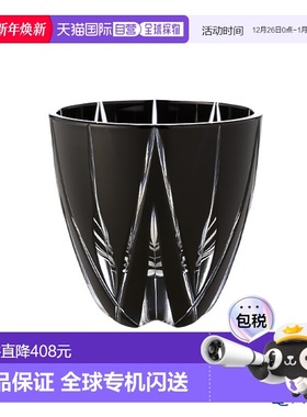 日本直邮田岛玻璃 江户切子黑色 切子星花纹章玻璃杯 黑色 75ml T