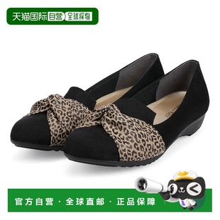 歌剧鞋 低跟丝带女鞋 女款 杏仁头ARCH 日本直邮 CONTACT足弓 高跟鞋