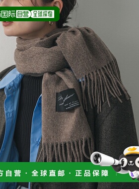 1h可退 日本直邮SENSE OF PLACE 女装 羊毛混羊绒围巾 91%羊毛含9