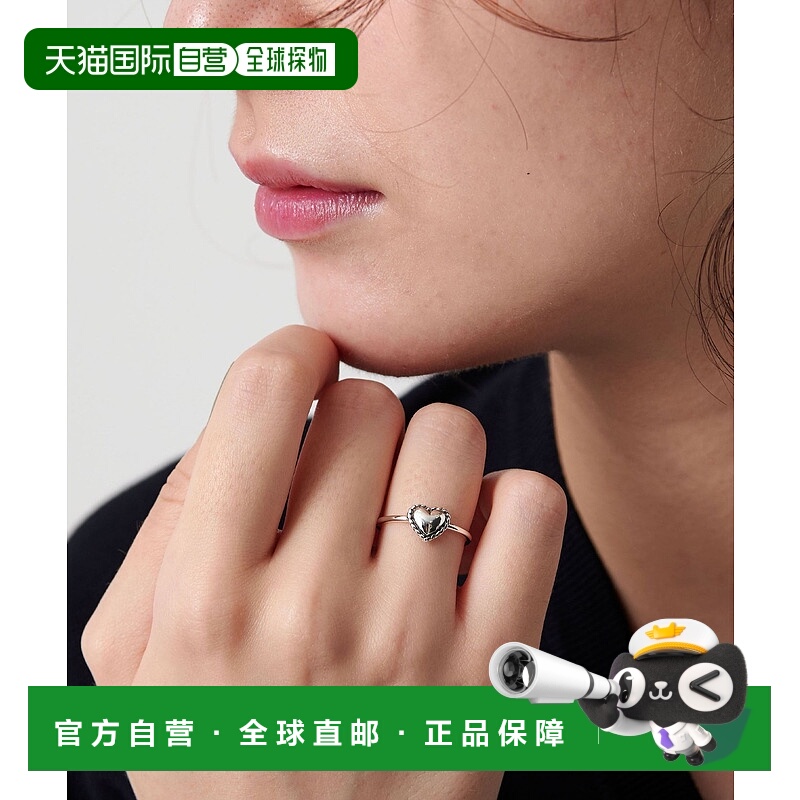 1h可退 日本直邮BAITS 女士 细款经典心形银戒 18336000024戒指