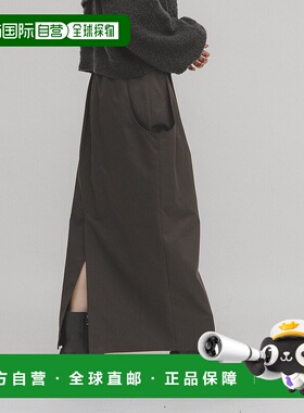 1h可退 日本直邮KBF 女装 宽松A字 半身裙 大口袋设计 KBA725J110