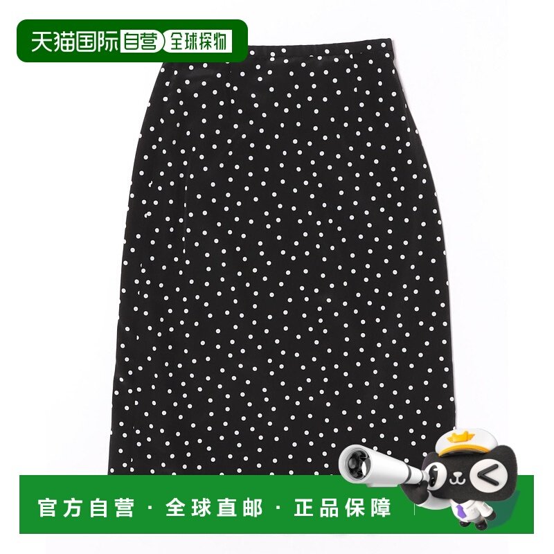 1h可退 日本直邮tiara 女装 全棉 荷叶边半身裙 波点印花 A0161FS