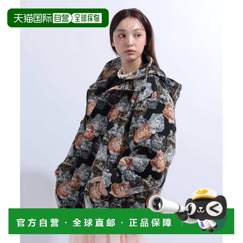 1h可退 日本直邮mmts 女士 猫纹连帽夹克 16180030438