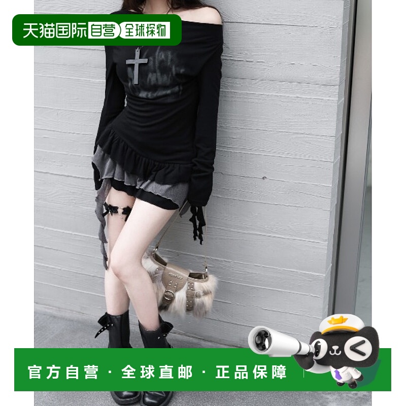 1h可退 日本直邮VEILA 女装 蕾丝下摆垂感设计上衣 vla502883