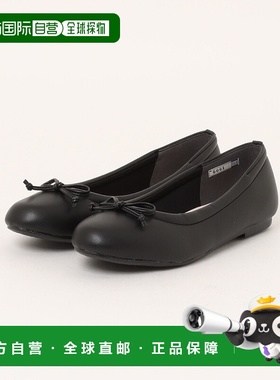 1h可退 日本直邮ABC SELECT 女士 绒面芭蕾平底鞋 W5061 黑色 692