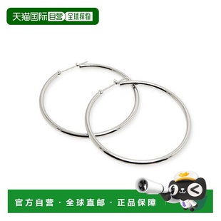 日本直邮(pp204000) 日本制造 环状耳环 Pt900 贱金属耳环 双耳适