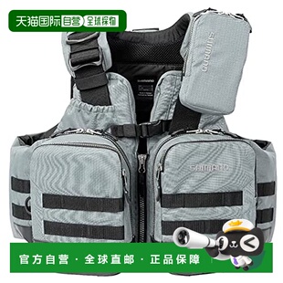 【日本直邮】禧玛诺 动作游戏佳 VF-274W 暴风灰 L 背心