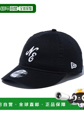 日本直邮New Era 9THIRTY 经典标志水洗棉帽黑白14525046