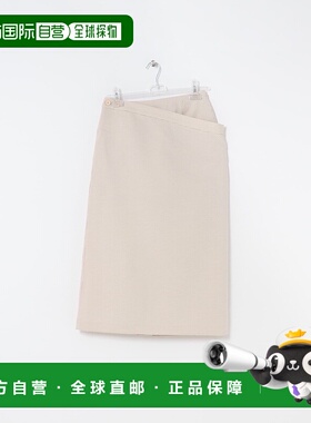 1h可退 日本直邮LAATO 女装 2WAY设计 竖条纹中长款紧身裙 可叠搭