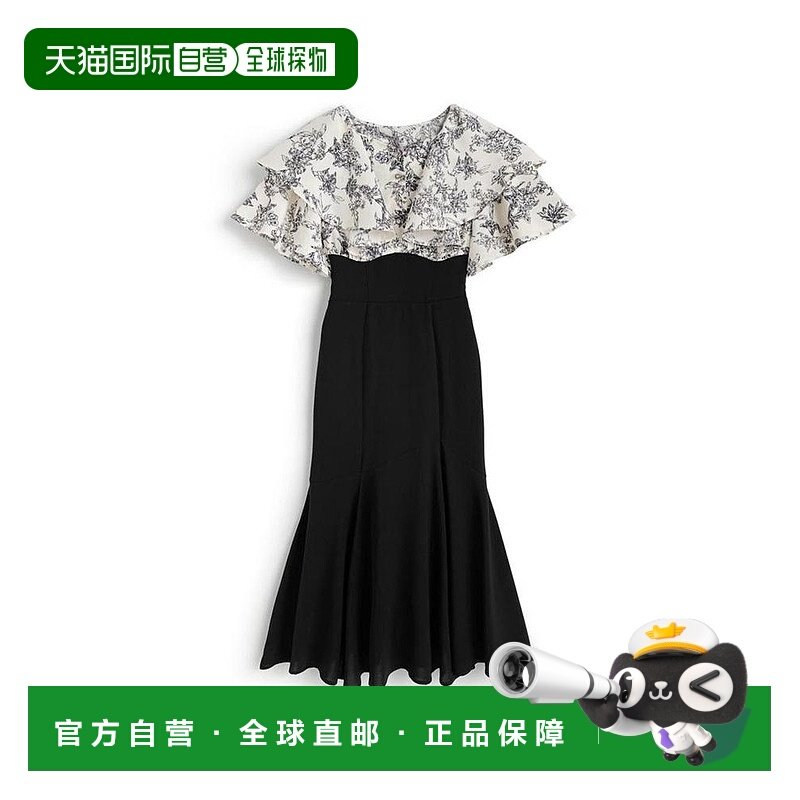 日本直邮日潮 GRL 花卉拼接美人鱼连衣裙 场合休闲法式显瘦ON337,女装/女士精品,连衣裙,淘宝优惠券,粉丝福利购,淘宝优惠卷