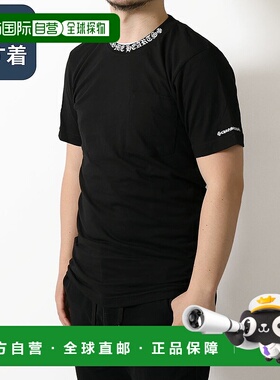 日本直邮Chrome Hearts“徽标T恤”带购买凭证颈部徽标短袖圆领（