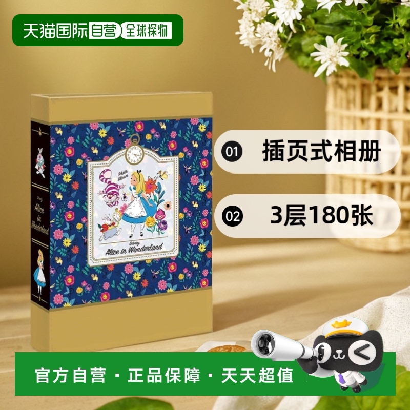 【日本直邮】Nakabayashi仲林 插页式相册L 3层180张爱丽丝1PL-15