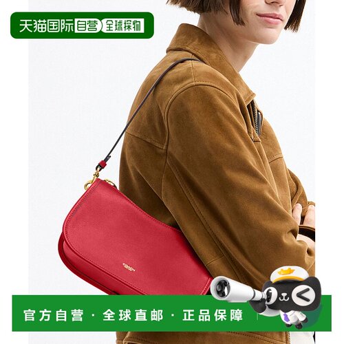 日本直邮COACH 蔻驰 女士 天然粒面皮革迷你肩背包 CCC36 B4SCA